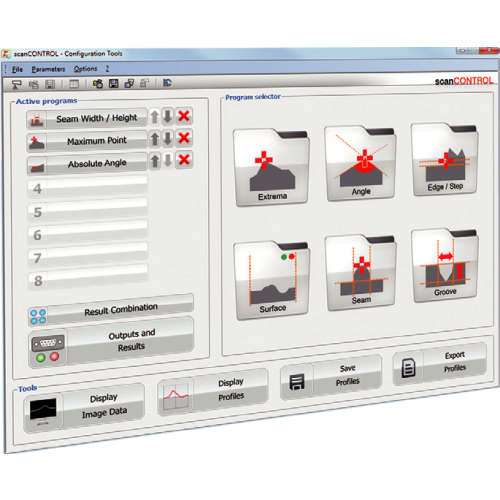 scanCONTROL Configuration Tools